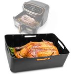 Duronic AFL2 Silikonform, Wiederverwendbar, Antihaft, Airfryer Zubehör, Kompatibel mit AF34 & AF24, Dualzone Airfryer, Duronic