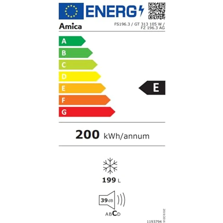 Amica GT 313 105 W Gefriertruhe, freistehend, Energieklasse E – Bild 9