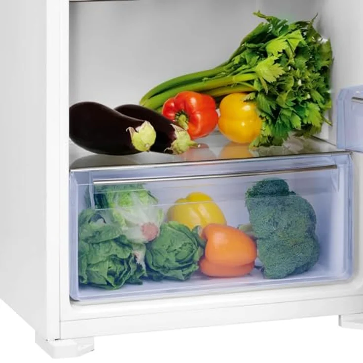 Oranier Einbau Kühlschrank 123 cm - halbhoher Vollraumkühler - 199 Liter Gesamtvolumen - Schlepptürtechnik Türanschlag wechselbar EKS123 – Bild 2