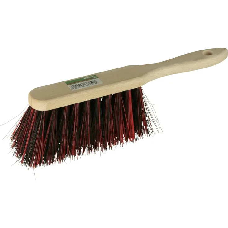 Freund Victoria Kehrgarnitur Freund Victoria Handfeger 30 cm Arengaborsten, Holzrücken, Borsten aus Arenga-Elastonmischung, natur/rot, 30 cm
