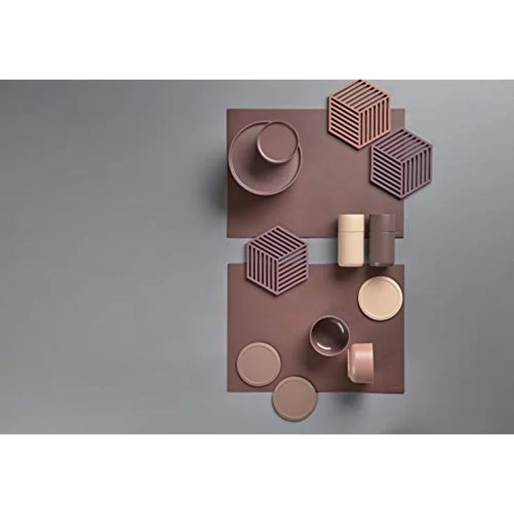 Zone Denmark Hexagon Silikon Topfuntersetzer, Hitzebeständig bis 250°C, Spülmaschinenfest, 16 x 14 cm, Schwarz – Bild 2