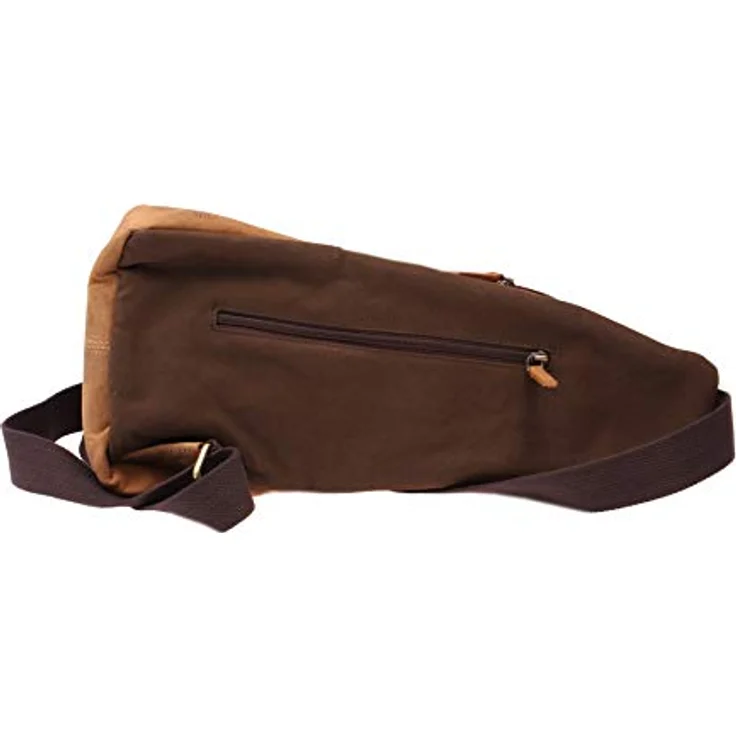 Greenburry Vintage Umhängetasche Leder, 20 cm, braun, 100% Leder – Bild 3