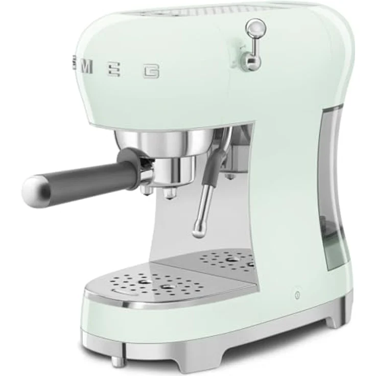 Smeg ECF02PGEU Siebträger Espresso-/Kaffeemaschine Pastellgrün, Siebträgermaschine, Grün – Bild 4