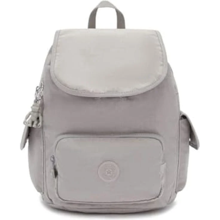 Kipling Basic City Pack S, City Rucksack 33 cm, grau, 100% Polyamid, kompakte Größe 27 cm x 19 cm x 33,5 cm – Bild 1