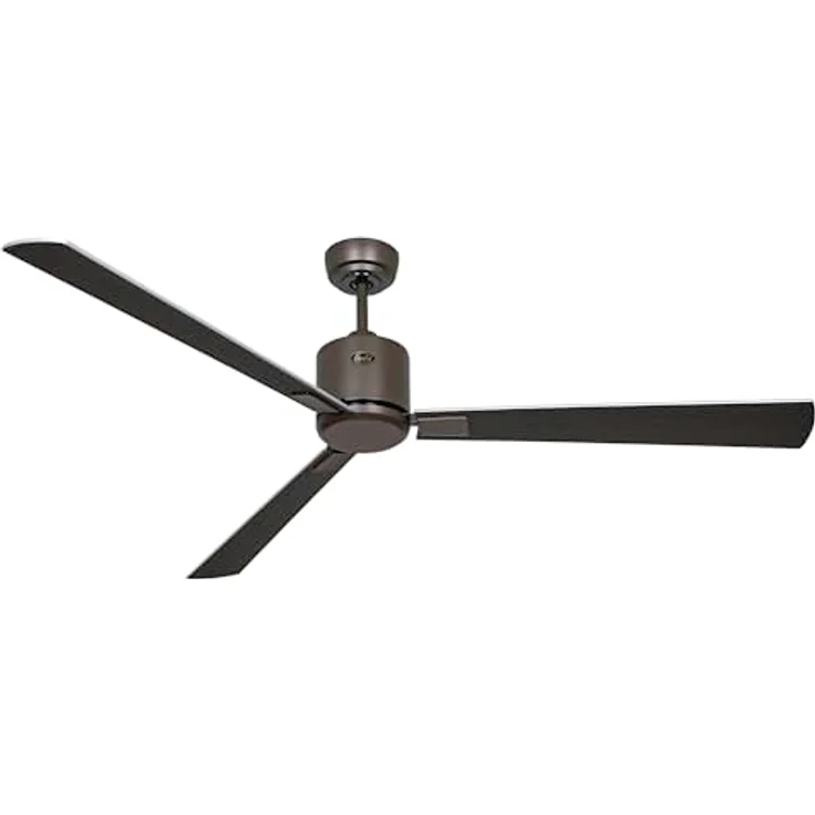 CASAFAN Neo III, Energiespar Deckenventilator 152 cm mit Fernbedienung, Wendeflügel Wenge/Silbergrau, WiFi-fähig, bronze – Bild 4