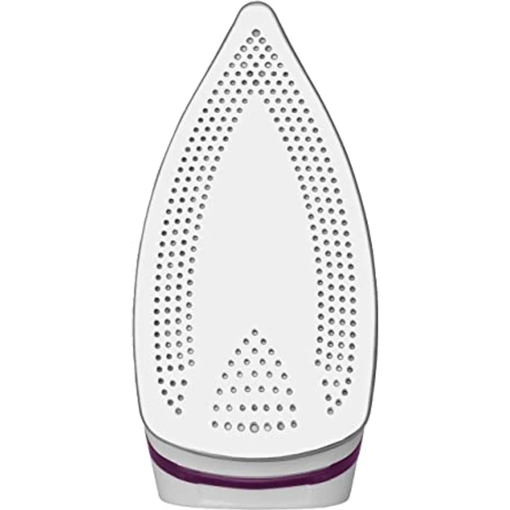 UFESA PV0500 Reisedampfbügeleisen, Reise Dampfbügeleisen, mit Klappgriff, 1.100 W Maximum, Doppelspannung 110 - 230V, weiß und violett, Edelstahl Sohle – Bild 4