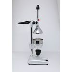 CANCAN Entsafter Professionelle Orangenpresse Granatapfelpresse, Silberfarben, mit ergonomischem Dreharm