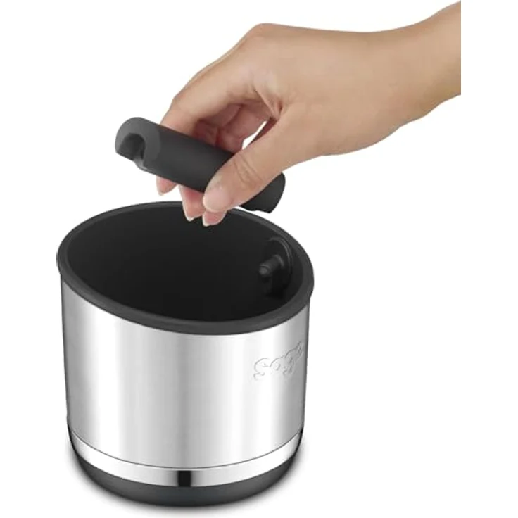 Sage - the Knock Box 10, Schwarzer Trüffel - Passt perfekt zu Ihrer Espressomaschine, Kapazität für bis zu 10 Espresso-Pucks, Leicht zu reinigen und zu leeren – Bild 4