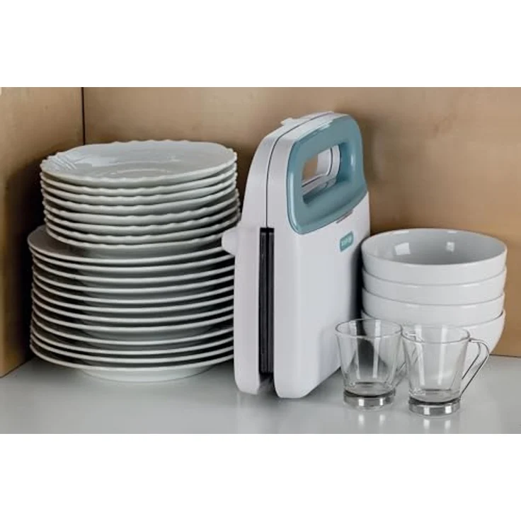 Ariete Breakfast 1971 Elektro-Toaster, Sandwich- und Sandwichplatte, feste Grillplatten mit Antihaftbeschichtung, vertikal, 750 W, Weiß – Bild 3