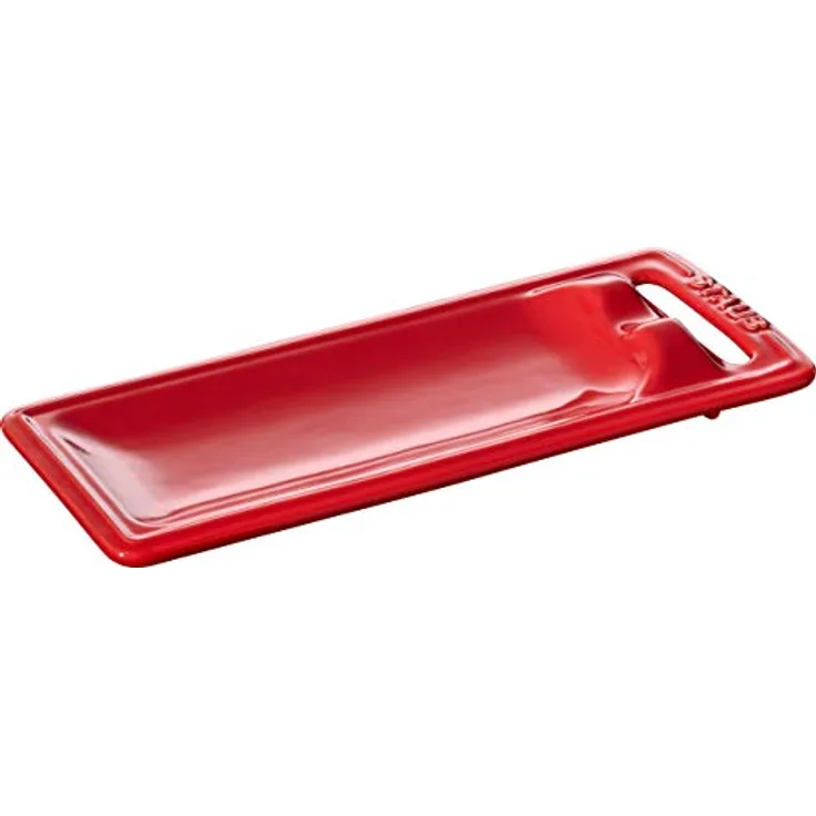 STAUB Löffelablage Ceramic by, Größe: 25 x 10 cm, emaillierte Oberfläche, Schwarz - Preisvergleich