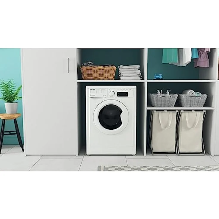 Indesit EWDE 861483 W IT N, Waschtrockner, Freistehend, Frontlader, 8 kg Waschkapazität, 6 kg Trockenkapazität, Weiß, mit Schnellprogrammen – Bild 6