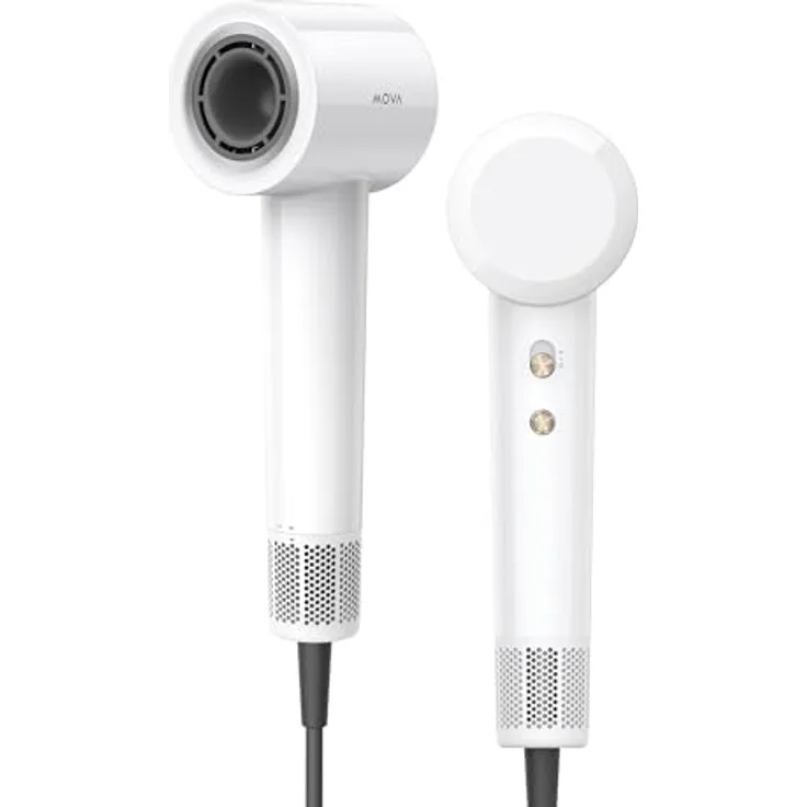 MOVA Turbo High-Speed-Haartrockner, 110.000 U/min, 65 m/s Windgeschwindigkeit, 200 Millionen negative Ionen, leicht (300 g), für alle Haartypen