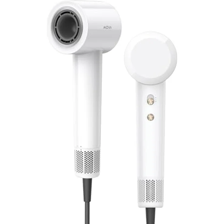 MOVA Turbo High-Speed-Haartrockner, 110.000 U/min, 65 m/s Windgeschwindigkeit, 200 Millionen negative Ionen, leicht (300 g), für alle Haartypen – Bild 1
