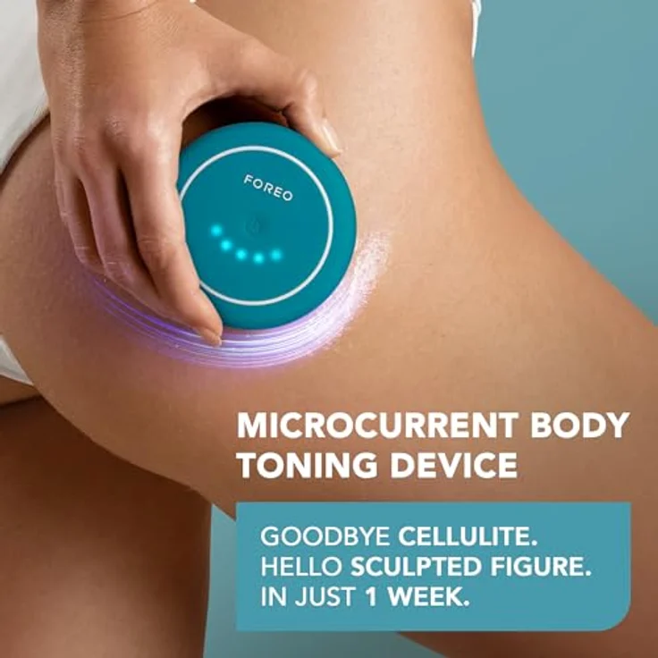 FOREO BEAR™ 2 body Evergreen, Mikrostrom-Massagegerät für straffe Haut und Muskeltraining, 10 Intensitäten, ergonomisches Design – Bild 2
