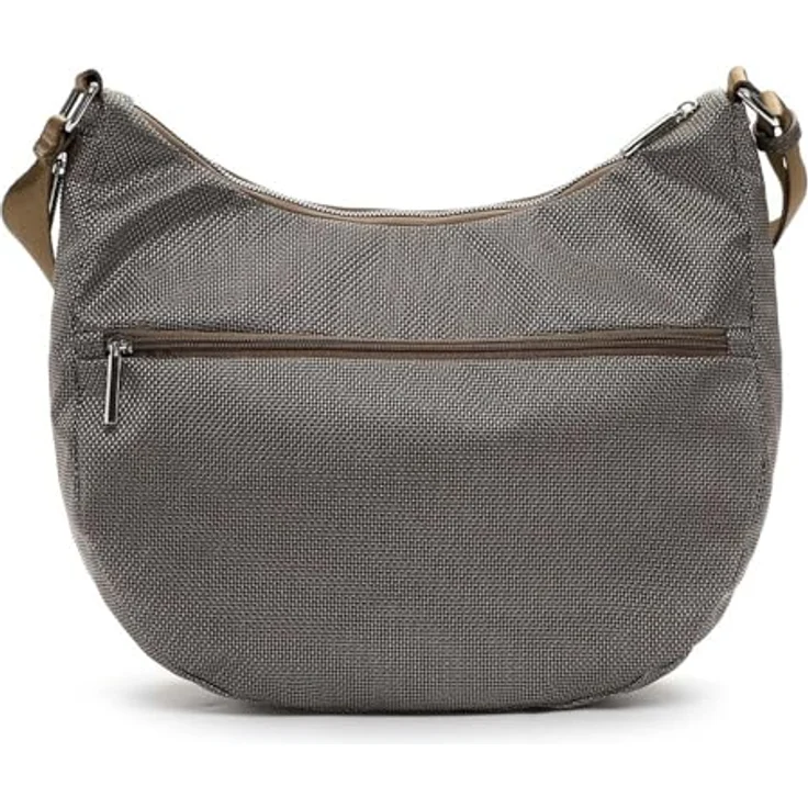 Suri Frey SFY SURI Sports Marry, Handtasche aus Feinsynthetik in Nylon-Optik, beige mit Logo-Prägung und Reißverschluss – Bild 3
