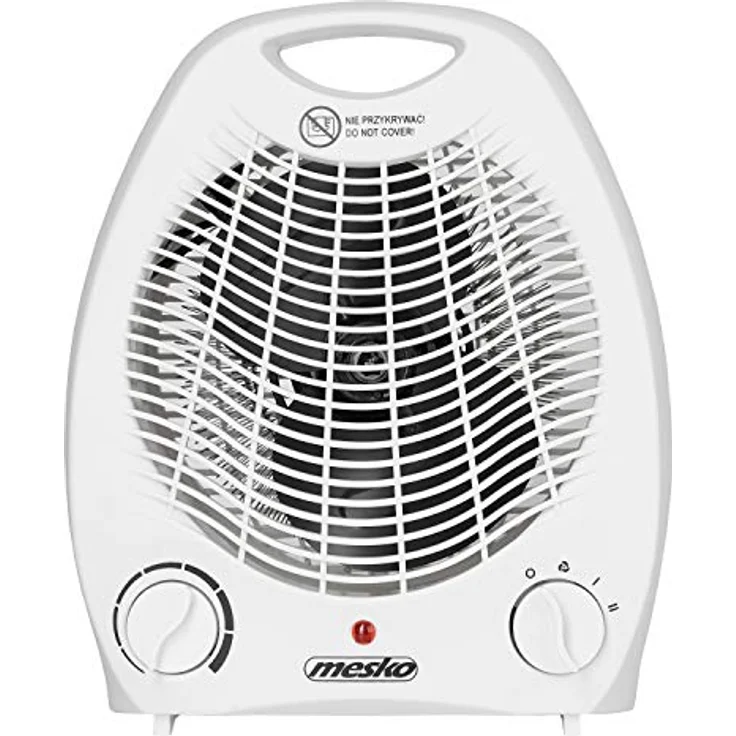 MESKO MS 7719 Heizlüfter mit 2 Leistungsstufen 1000W / 2000W, kalter Luftzug, Dual-Funktion, Thermostat, Überhitzungsschutz, Heizung für Haus, Badezimmer, Camping, Büro – Bild 2