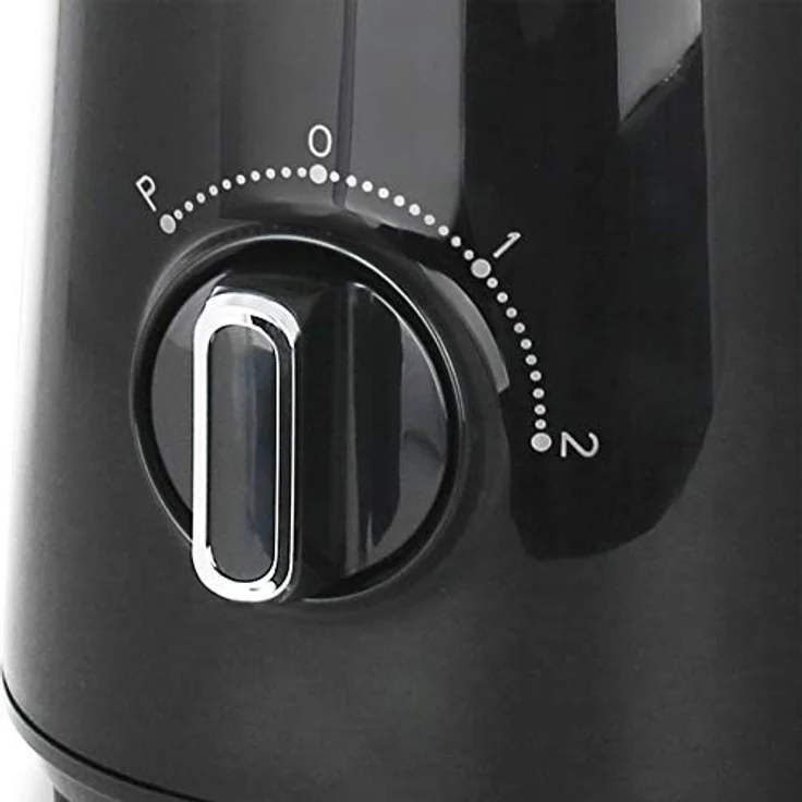 Emerio Standmixer BPA frei Crush Ice Funktion 1.5l Behälter 2 Geschwindigkeiten + Pulse Funktion Messereinheit aus Edelstahl Sicherheitsschalter geschirrspülgeeignet 500 Watt BL-12816.8 Schwarz – Bild 2
