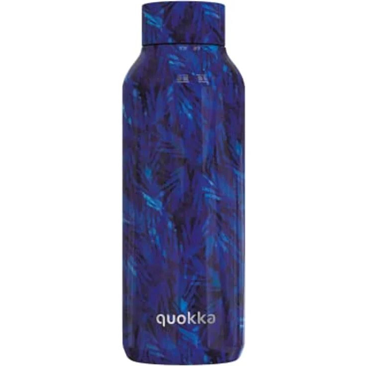 Quokka SOLID NIGHT FOREST, Thermosflasche aus Edelstahl, 510 ml, doppelwandige Vakuumisolierung, BPA-frei, Anti-Leak-Verschluss – Bild 1