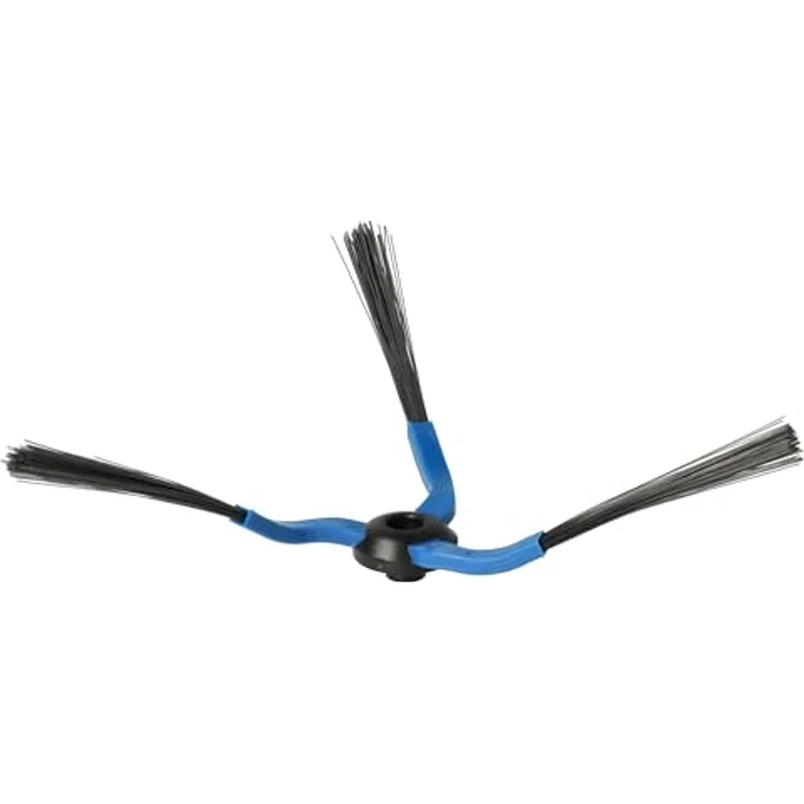 vhbw Seitenbürste für Samsung Navibot VCR8894, VCR8896, VCR8895 Haushalt, 4er Pack, 3 Arme, schwarz / blau – Bild 9