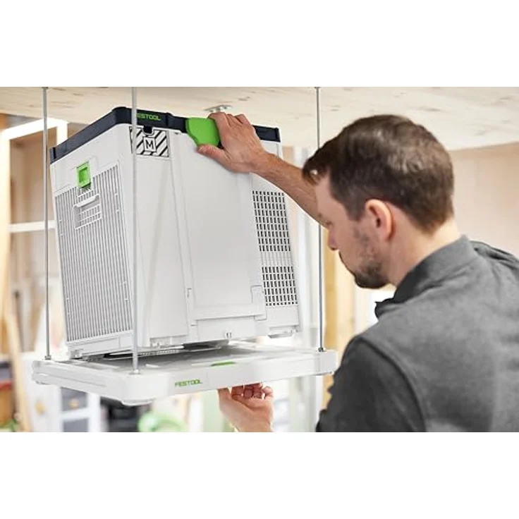 Festool Luftreiniger SYS-AIR M, kompakter Luftreiniger für Baustelle und Werkstatt, Staubklasse M – Bild 4