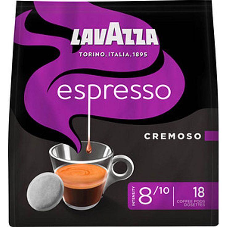 Lavazza Espresso Cremoso Kaffeepads, Arabica- und Robustabohnen, 125 g, 18 Pads Edition