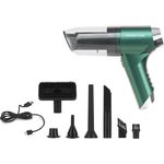 Genius Invictus One Quick Akku Handstaubsauger 3 in 1, kabellos, 75 Watt BLDC-Motor, Mini Autostaubsauger, Beutellos, für Auto, Küche, Tastatur