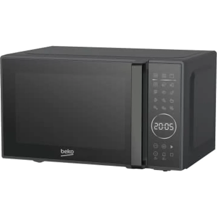 Beko MGC20130BB Mikrowelle mit Grill 20 Liter, 1000 W, digitaler Timer, Freistehend, 10 Leistungsstufen - Schwarz – Bild 2