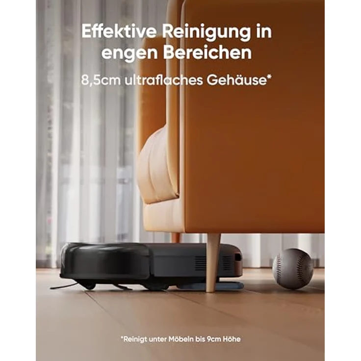 eufy Saugroboter Omni C20 mit All-in-One-Station, Auto-Entleerung, Auto-Wasch- und Trocknungsfunktion, 7.000Pa Starke Saugleistung, 8,5cm Ultraflaches Design, Staubsauger Roboter mit Wischfunktion – Bild 3