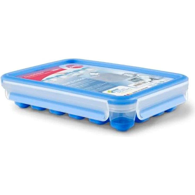 Emsa 514549 Clip & Close, Kühlgeräte-Eiswürfelbox, Maße 4,9 x 22,6 x 16,5 cm, mit Deckel – Bild 6