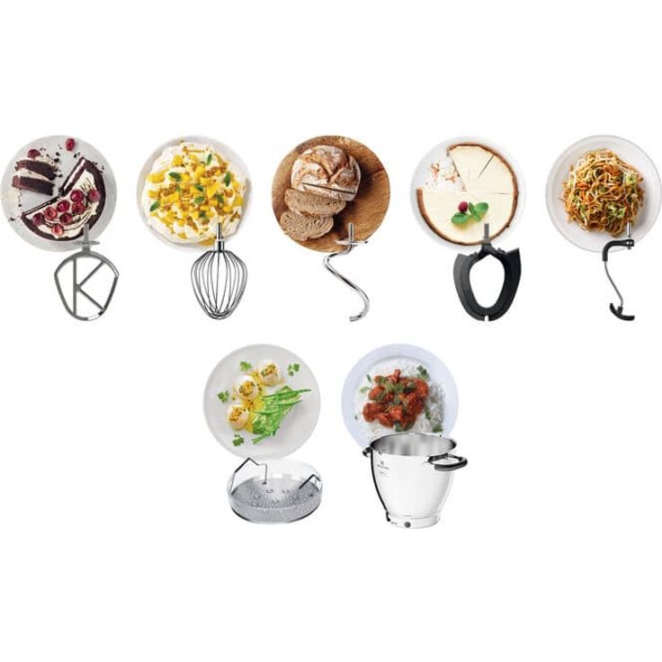 Kenwood KCL95.004SI Cooking Chef XL Küchenmaschine, 1500W, 6,7L Schüssel, silber, Serie: Titanium Chef XL – Bild 5