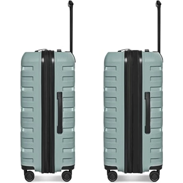 Smartbox Koffer M Erweiterbar 66 cm, Hartschalen Trolley 71–80L, leicht 3,8 kg, 4 Rollen, TSA Schloss, Mittelgroß Reisegepäck (Edition 01) – Bild 2