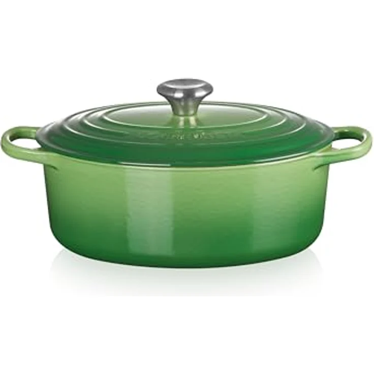 Le Creuset Signature Bräter, oval, 29 cm, bamboo green – Bild 3