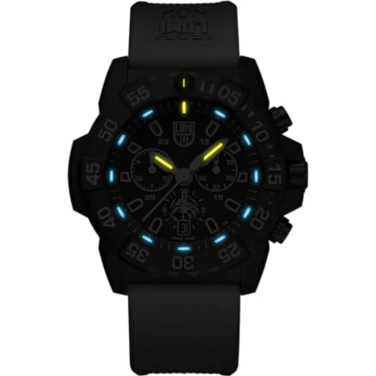 Luminox Herren Chronograph Schweizer Quarzwerk Uhr mit Gummi Armband XS.3590.NSF.Set – Bild 2