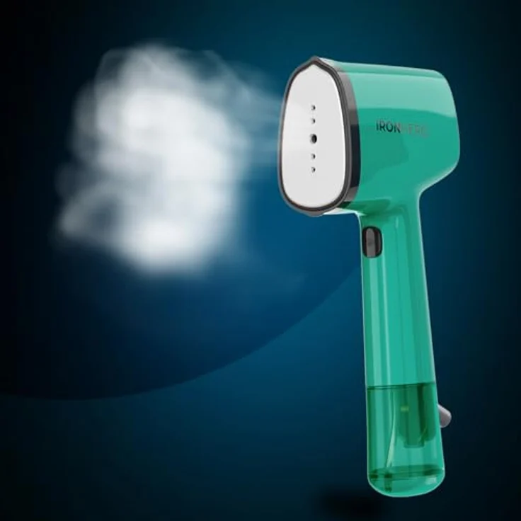 Cecotec IronHero V-1500, Tragbare Dampfbürste mit 1500 W, 25 g/min Dampfausstoß, Mintfarbe, Aluminiumsohle – Bild 3