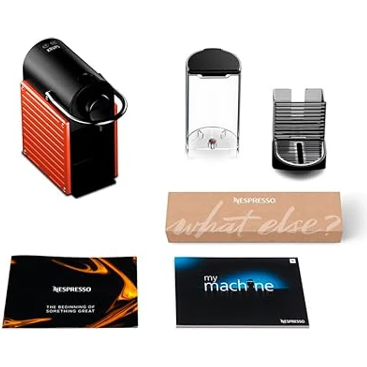 Krups XN3045 Nespresso Pixie Kaffeekapselmaschine (1260 Watt, Wassertankkapazität: 0,7l, Pumpendruck: 19 Bar) rot – Bild 6