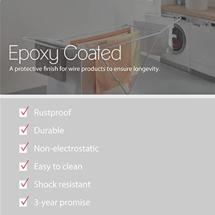 Metaltex Vulcano Flügelwäschetrockner – Bild 6