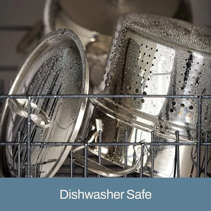 All-Clad E414S564 Edelstahl-Dampfgarer-Kochgeschirr, 5 Quart, silber ? 2100078498 – Bild 7
