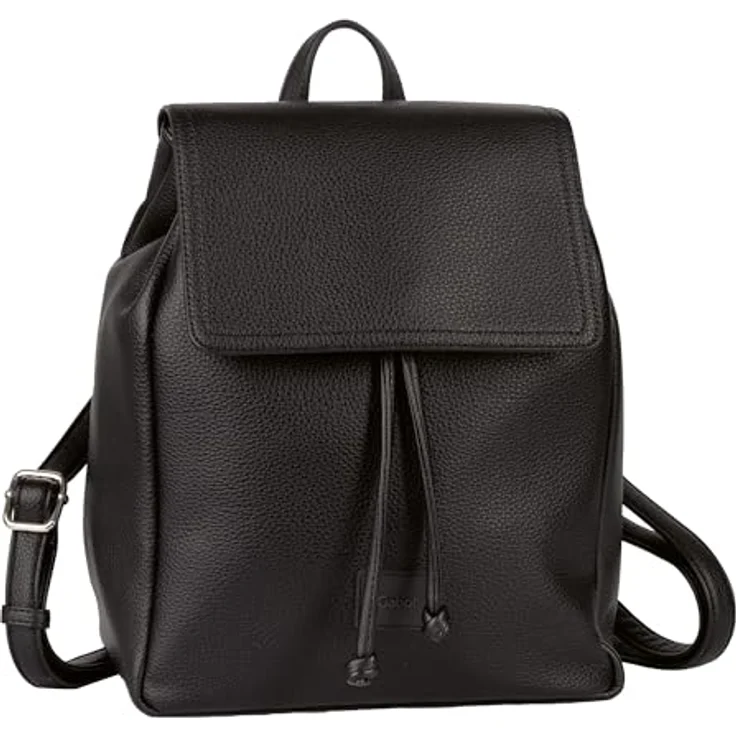 Gabor Elfie City Rucksack M, 29.5 cm, schwarz, 100% Polyurethan, kompakte Maße 25 cm x 13 cm – Bild 1