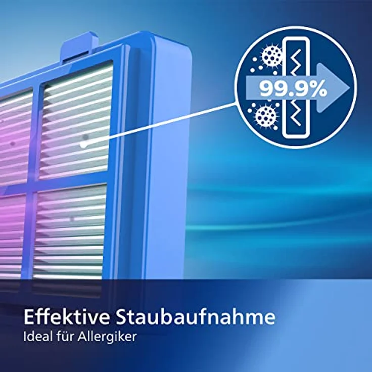 Philips FC9555-09 PowerPro Active beutelloser Staubsauger (650 W, 1,5 L Staubvolumen, inkl. Mini-Turbo-Saugbürste, Hartbodendüse) – Bild 5