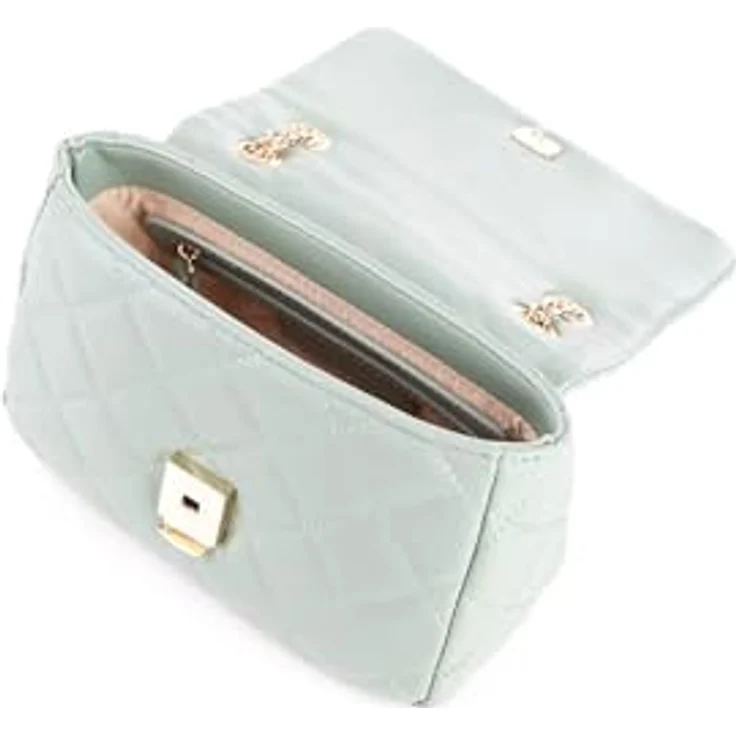 VALENTINO BAGS Umhängetasche OCARINA, Damen Handtasche Schultertasche Kettentasche, goldfarbene Metallkette – Bild 4