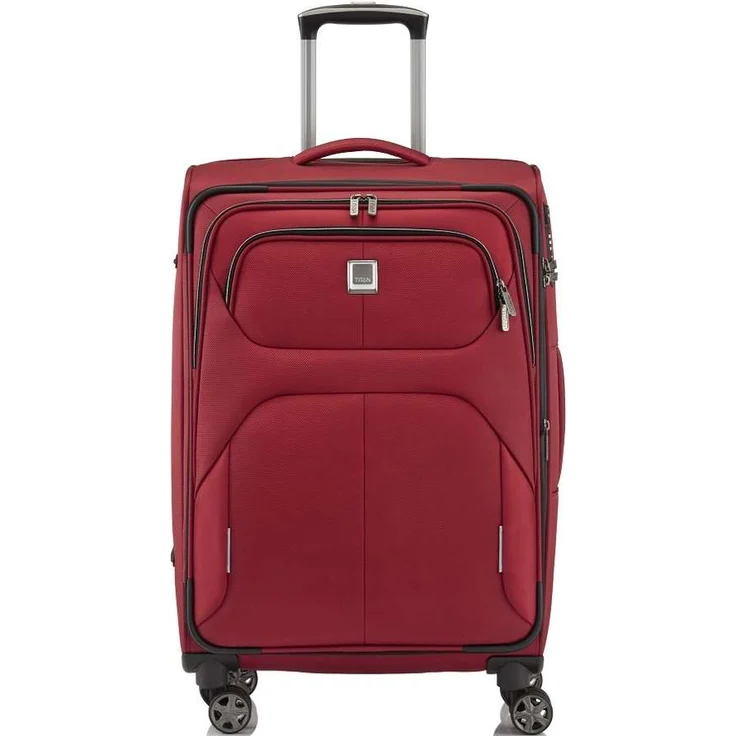 Titan Nonstop 4-Rollen Reise Trolley -L,  79 x 47 x 32cm, Rot