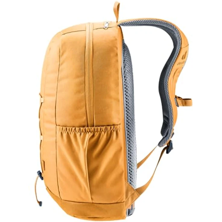 Deuter Gogo Freizeitrucksack, Daypack mit Airstripes System, 100% recyceltem Material, Farbe amber-maple – Bild 7