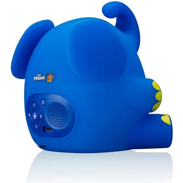 Die Maus Lichtwecker für Kinder, Elefant-Design mit Aufwachlicht, 6 Wecktönen und Nachtlichtfunktion – Bild 7
