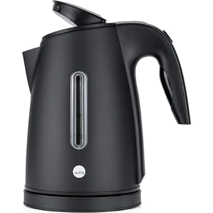 Wilfa WK3B-2000 RAPIDS Wasserkocher, 1,7 Liter, 2000 Watt, außenliegende Wasserstandsanzeige, Edelstahl, schwarz – Bild 3