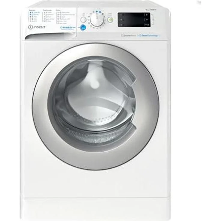 INDESIT BWE 91496X WSV EE, 9 kg Frontlader Waschmaschine mit 1400 U/min, weiß, Energieeffizienzklasse A, Schnellwaschprogramm, Eco-Programm