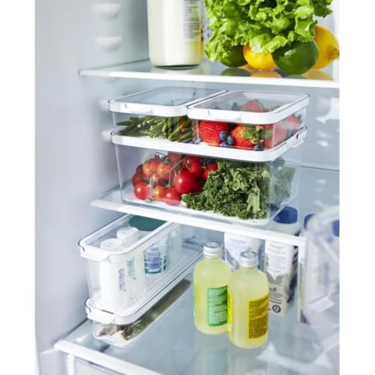 Rotho Kühlschrankbox Cauma, Weiß, Kunststoff, 18.7x19x28.4 cm, BPA-frei, REACH, DIN EN ISO 14001, DIN EN ISO 9001 – Bild 3