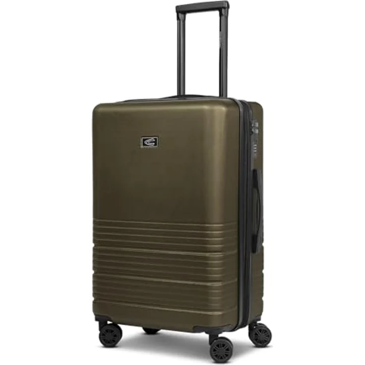 camel active Hanoi Serie, mittelgroßer Hartgepäck Check-in Koffer mit 65 Liter Volumen, 4 Doppelrollen & Zahlenschloss, 41 x 27 x 65 cm, aus hochwertigem Polycarbonat – Bild 1