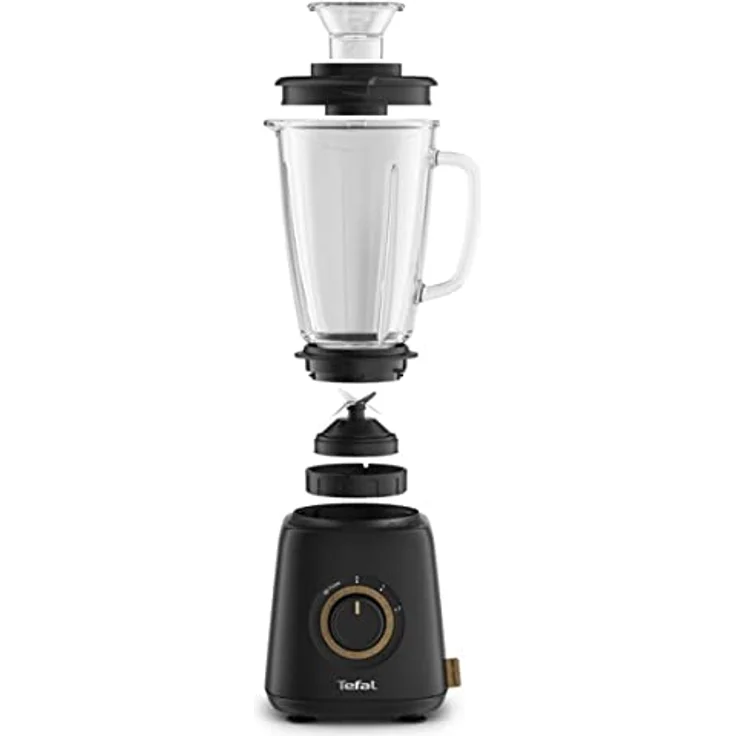 Tefal BL46EN38 Eco Respect Standmixer, 800 W, im Öko-Design, Smoothie, Milchshake, Gaspacho, Suppe, 1,75 L, 4 Klingen, schwarz – Bild 2