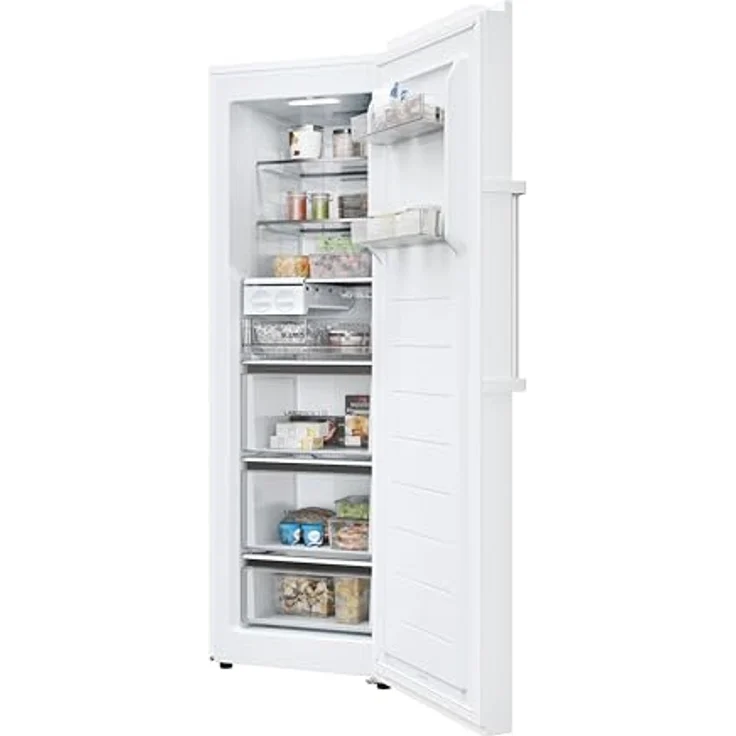 Haier H4F272WDH1 Stand-Gefrierschrank/Instaswitch: Kühlen oder Gefrieren je nach Bedarf/No Frost/Twist Ice Maker/Smart hOn-App/Inverter Kompressor/Nutzinhalt 276 L/Weiß – Bild 5