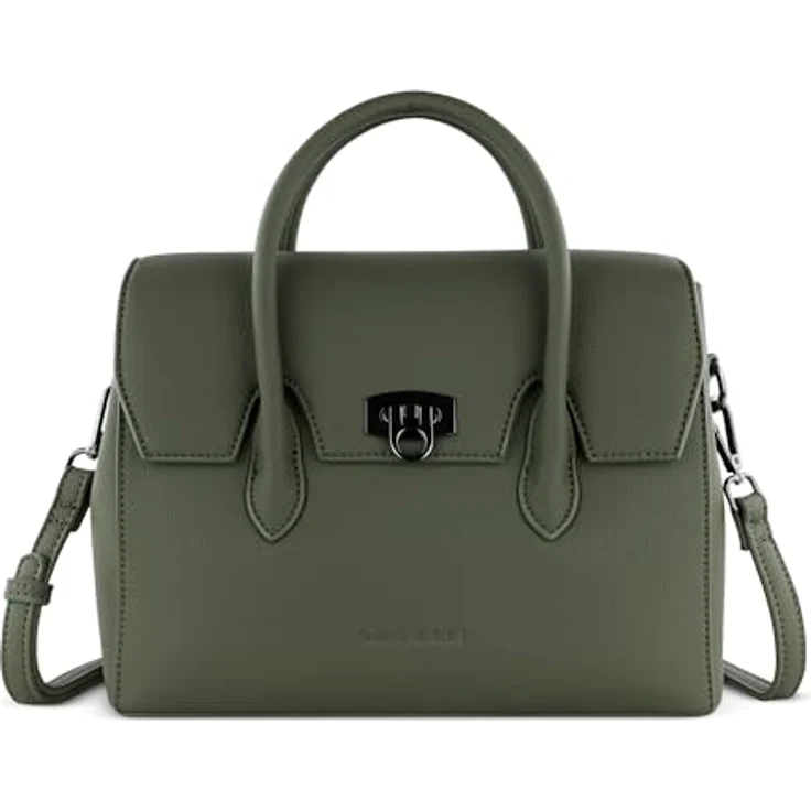 Bugatti Ira Schultertasche M, Handtasche mit 27 cm, Blau – Bild 1